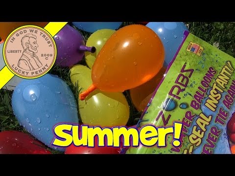 Zorbz Self-Sealing Water Balloons, Never Tie Again! 
